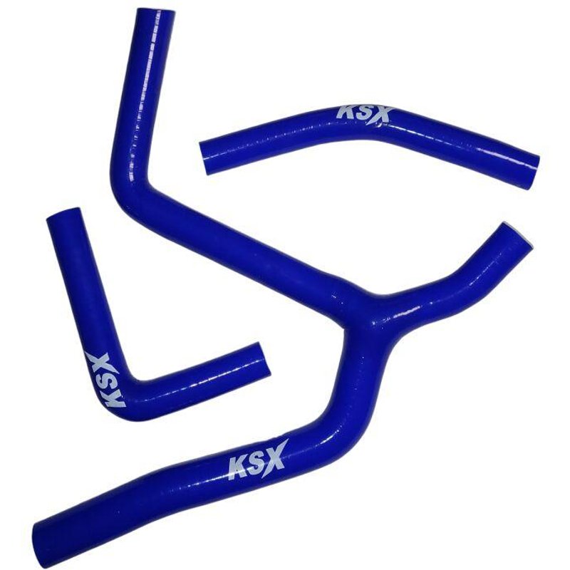 WM104B - KSX Radiator Hose Kit For Kawasaki KX250 2021-2024 - Blue