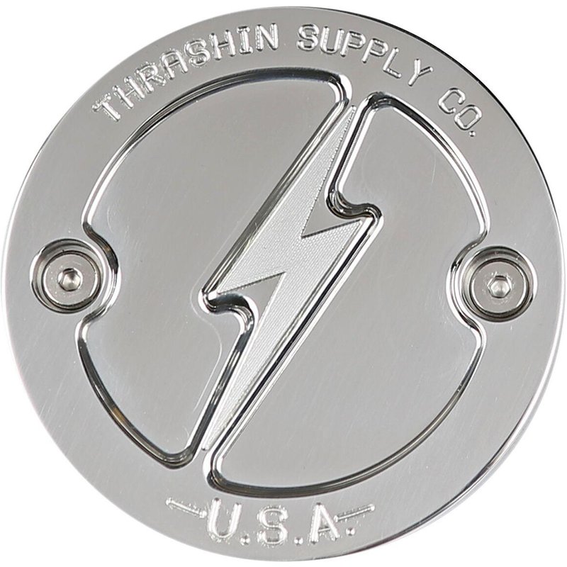 TSC-3027-2 - Thrashin Supply Co Points Cover For Harley Davidson FLDE 1750 2018-2020 - Polished