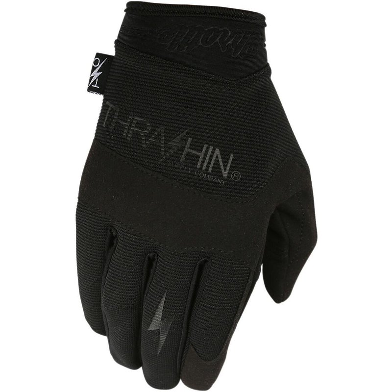 CVT-00-10 - Thrashin Supply Co Covert Gloves Large - Black