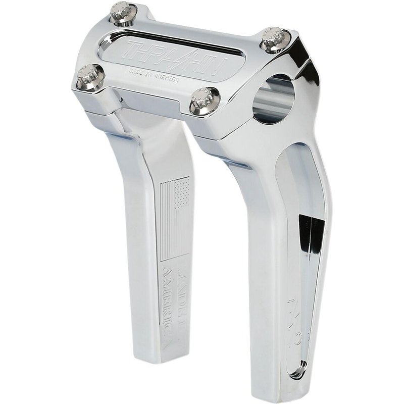 TSC-6525-3 - Thrashin Supply Co Handlebar Riser For Harley Davidson FLD 1690 2012-2013 16.5 cm (6-1/2") - Chrome