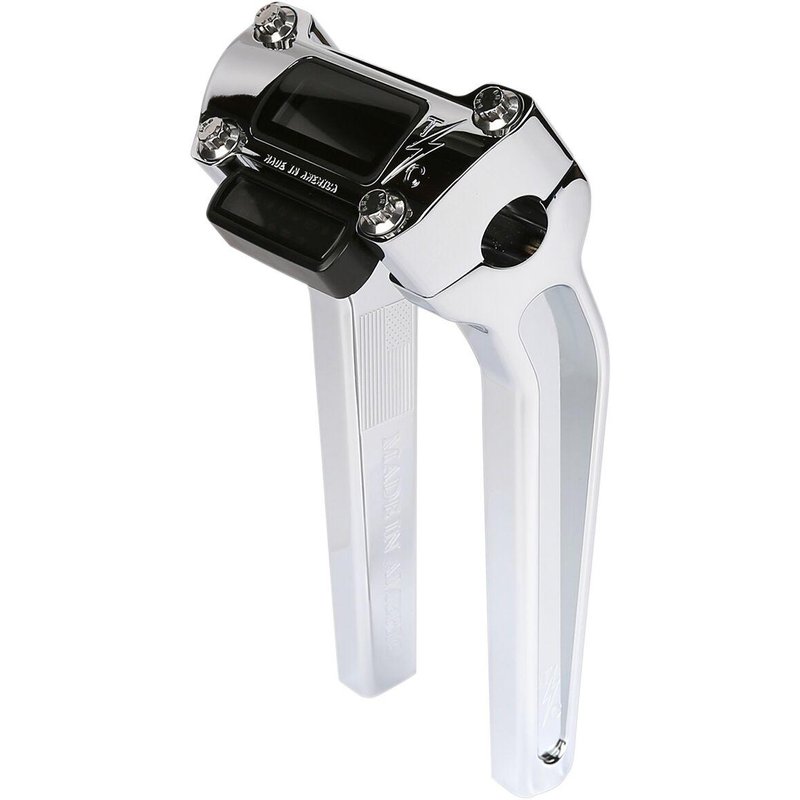 TSC-9500-3 - Thrashin Supply Co Handlebar Riser For Harley Davidson FXBB 1750 2018-2020 24 cm (9-1/2") - Chrome
