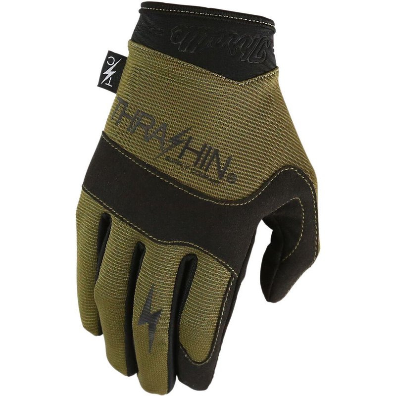 CVT-06-09 - Thrashin Supply Co Covert Gloves Medium - Black/Olive