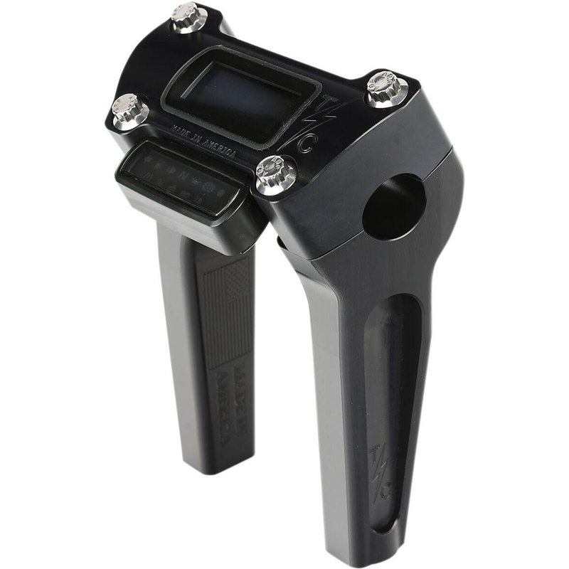TSC-6025-1 - Thrashin Supply Co Handlebar Riser For Harley Davidson FXBB 1750 2018-2020 15 cm (6") - Black