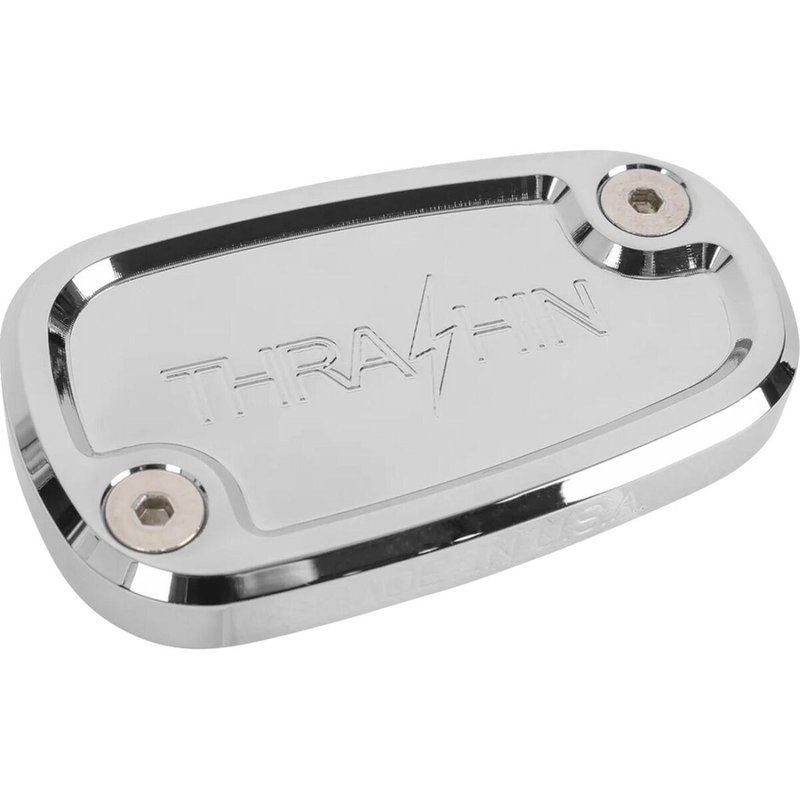 TSC-3177-3 - Thrashin Supply Co Brake Reservoir Cap For Harley Davidson FLDE 1750 2018-2020 Rear - Chrome