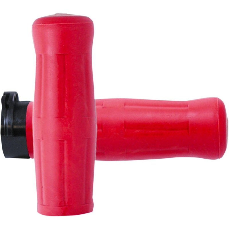 OLD-69-RED - Avon Grips Old School Rubber Grips For Harley Davidson FLD 1690 2012-2013 - Flat/Red