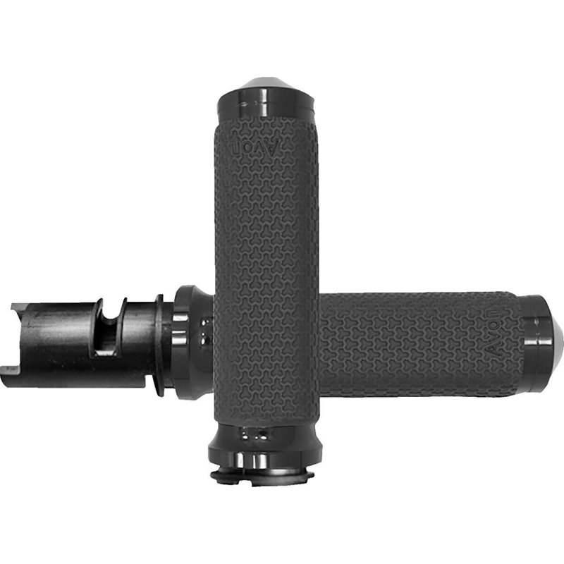 MF-63-ANO-F24 - Avon Grips Memory Foam Grips For Harley Davidson FLDE 1750 2018-2020 Small Diamond - Black
