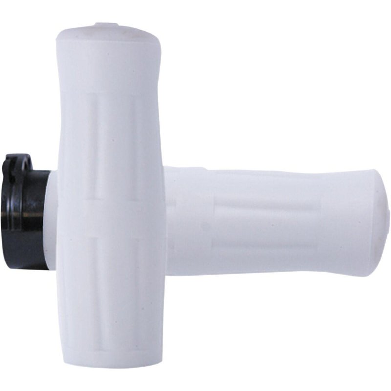 OLD-69-WHITE - Avon Grips Old School Rubber Grips For Harley Davidson FLD 1690 2012-2013 - Flat/White