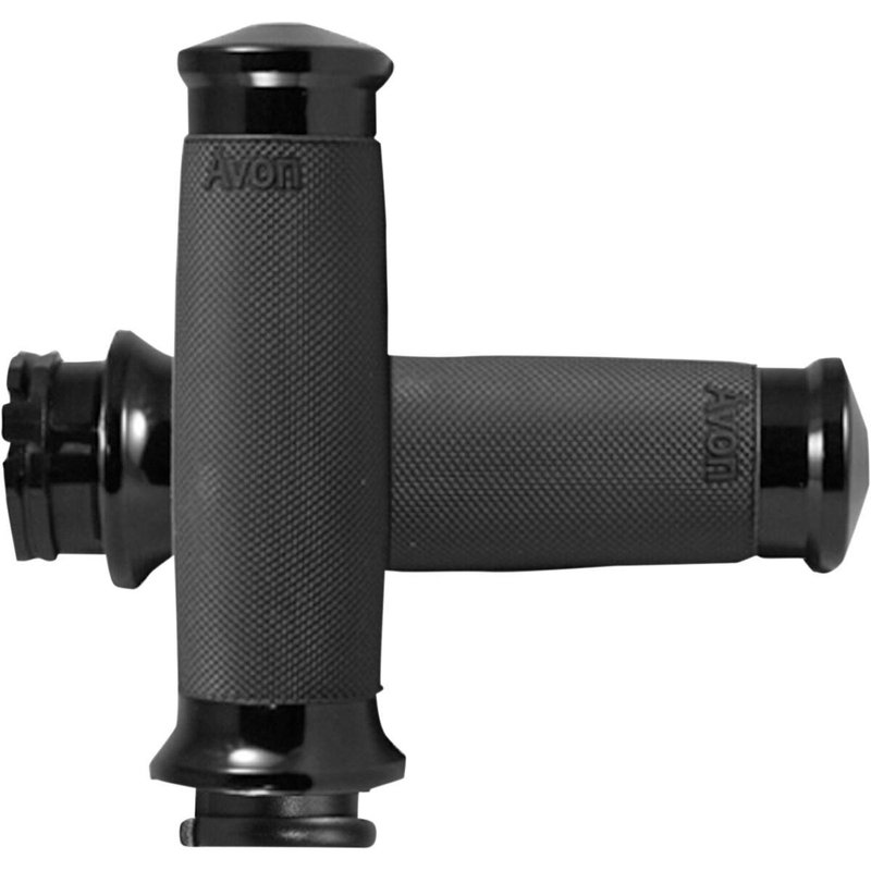 CC-86-ANO - Avon Grips Custom Contour Grips For Harley Davidson FLD 1690 2012-2013 - Black
