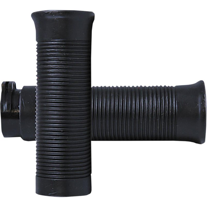 JAC-88 - Avon Grips Old School Rubber Grips For Harley Davidson FLD 1690 2012-2013 Closed End No Flange - Black