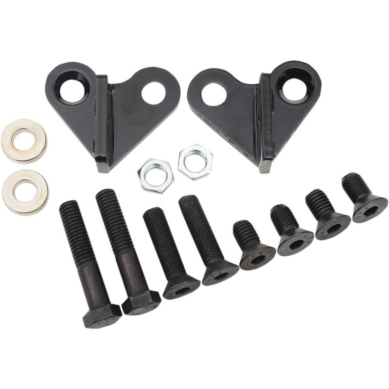 B28-279 - Burly Rear Lowering Kit For Harley Davidson FLHR 1340 1997-1998 Rear Lowers 25.40 mm (1.00") - Black