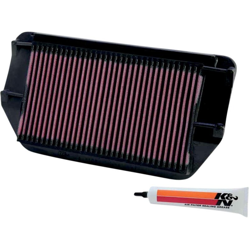 HA-1199 - K&N High Flow Air Filter For Honda CB 1100SF 2000-2003 - Black/Red