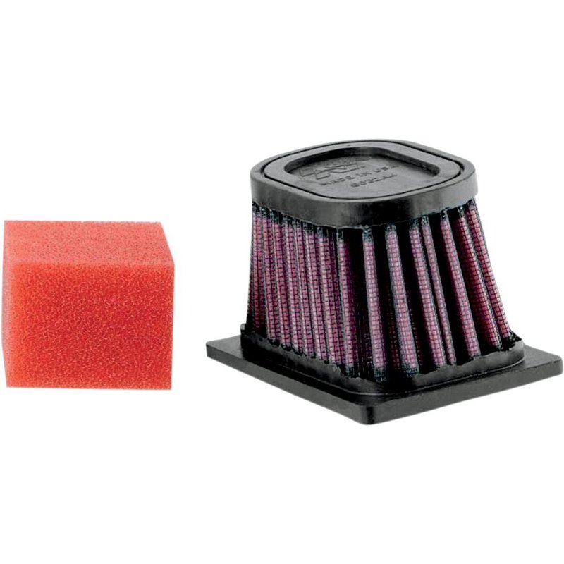 BM-6501 - K&N High Flow Air Filter For BMW F 650 GS 2000-2008 - Black/Red