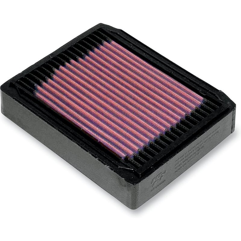 BM-0300 - K&N High Flow Air Filter For BMW R 100 CS 1980-1984 - Black/Red