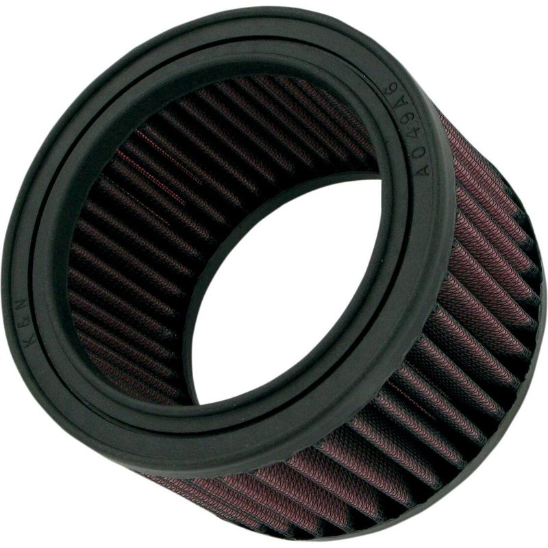 HA-0001 - K&N High Flow Air Filter For Honda NX650 1988-2000 - Black/Red