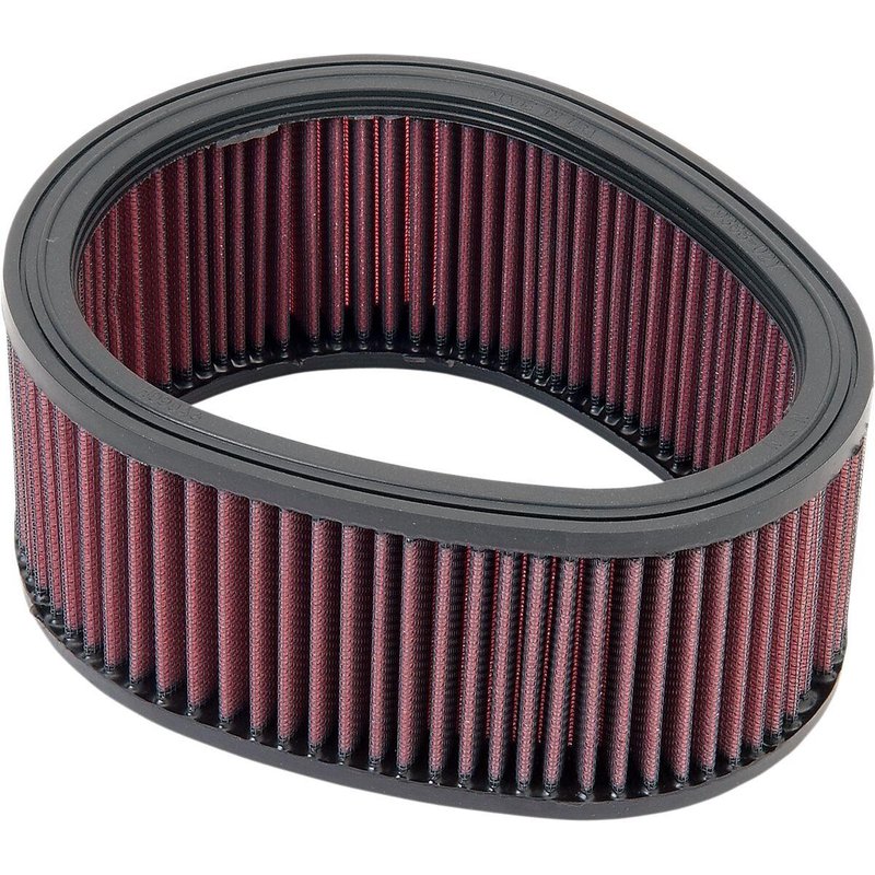 BU-9003 - K&N High Flow Air Filter For Buell XB12R 2004-2007 - Black/Red