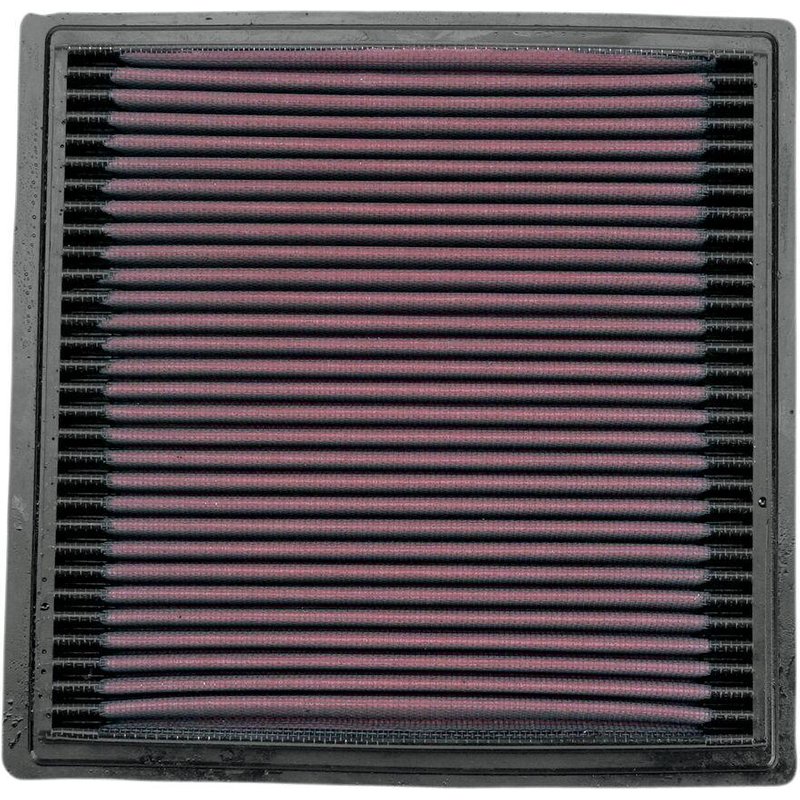 DU-0900 - K&N High Flow Air Filter For Ducati 851 1988-1992 - Black/Red