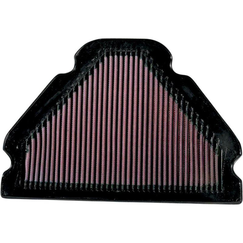 KA-9098 - K&N High Flow Air Filter For Kawasaki ZX-9 R 1998-2003 - Black/Red