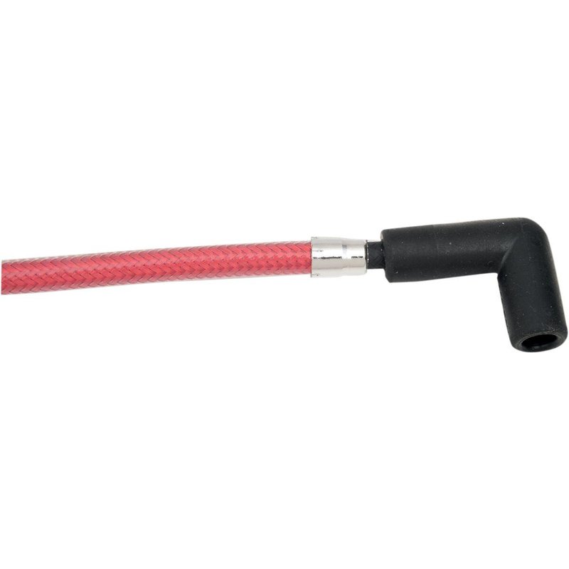 3045T - Magnum Shielding Braided Spark Plug Wire For Harley Davidson FLHR 1584 43 cm (17")/87 cm (34-3/4") - Red