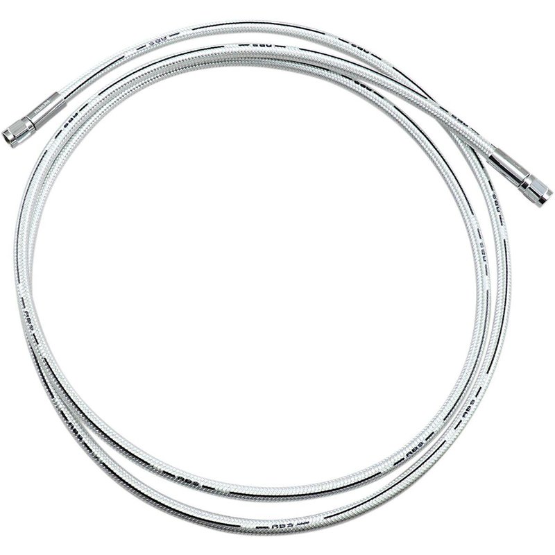 AS3574 - Magnum Shielding Braided Universal ABS Brake Hose 188 cm (74") - Chrome/Sterling Chromite® II