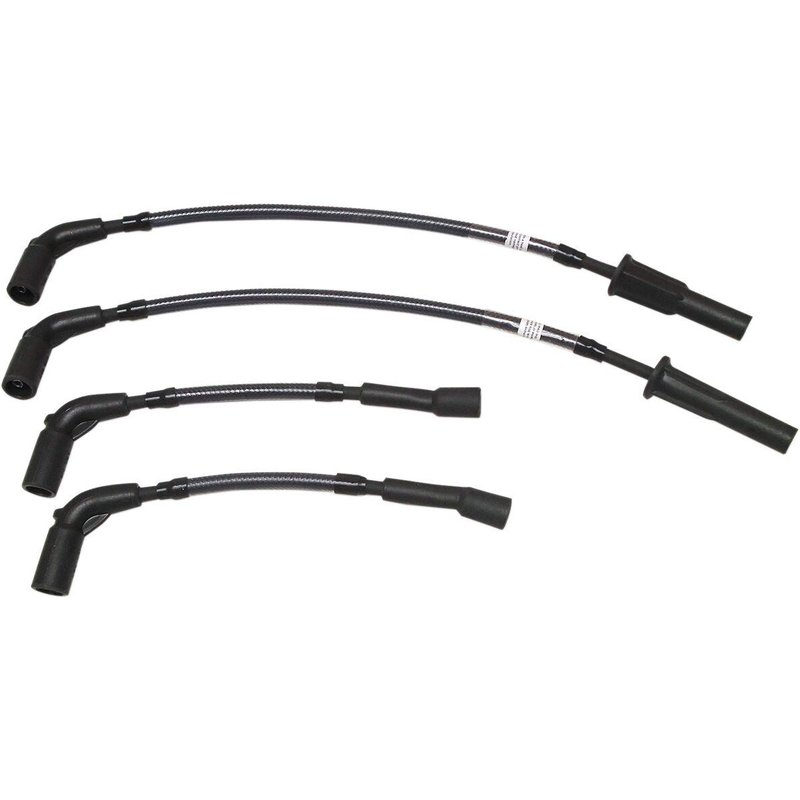 3047K - Magnum Shielding Braided Spark Plug Wire For Harley Davidson FLDE 1750 2018-2020 - Black