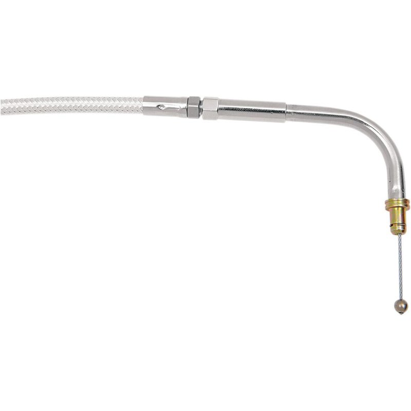 33254 - Magnum Shielding Sterling Chromite II Throttle Cable For Harley Davidson FLSTSB 1584 2008-2011 88.5 cm (34-3/4") - Chrome/Clear-Coated