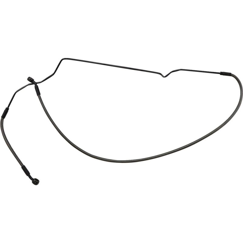 AS475031 - Magnum Shielding Braided Brake Hose For Indian Scout 60 2021-2022 +5.1 cm (2") Front/Upper - Black/Black Pearl