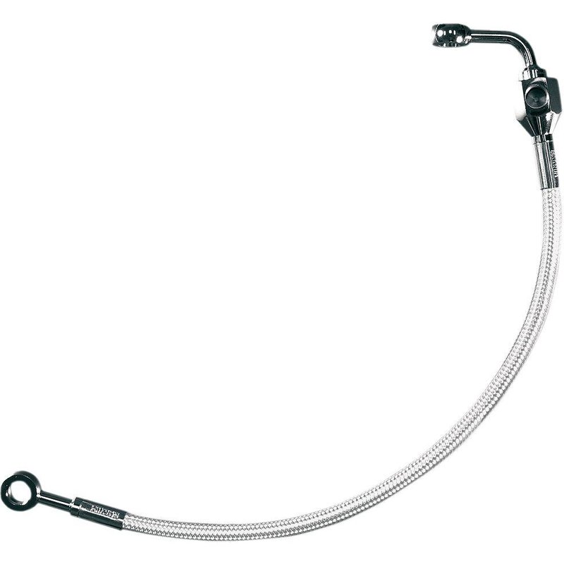 5609 - Magnum Shielding Braided Rear Brake Hose Kit For Harley Davidson FLST 1340 1987-1990 Rear - Polished