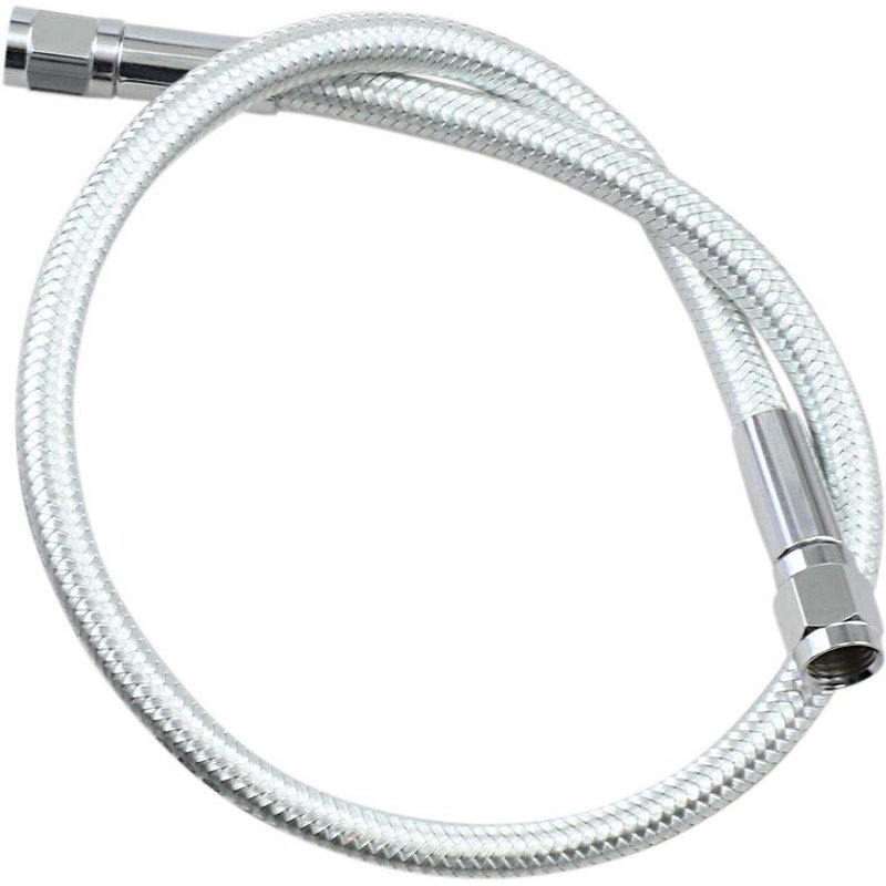 AS3519 - Magnum Shielding Braided Universal ABS Brake Hose 48.5 cm (19") - Chrome/Sterling Chromite® II