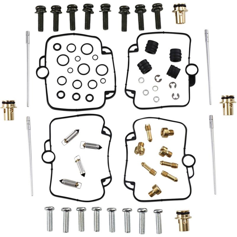 26-1712 - Parts Unlimited Carburettor Repair Kit For Suzuki GSX-R 750 1993-1995 - Black/Gold/Silver