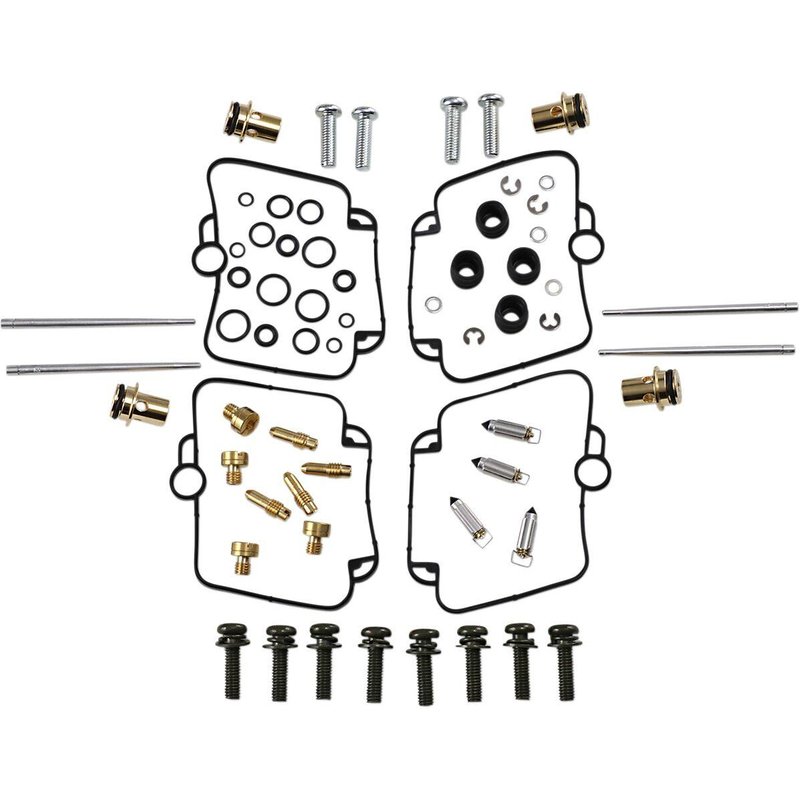 26-1731 - Parts Unlimited Carburettor Repair Kit For Suzuki GSX-R 750 1988-1989 - Black/Gold/Silver