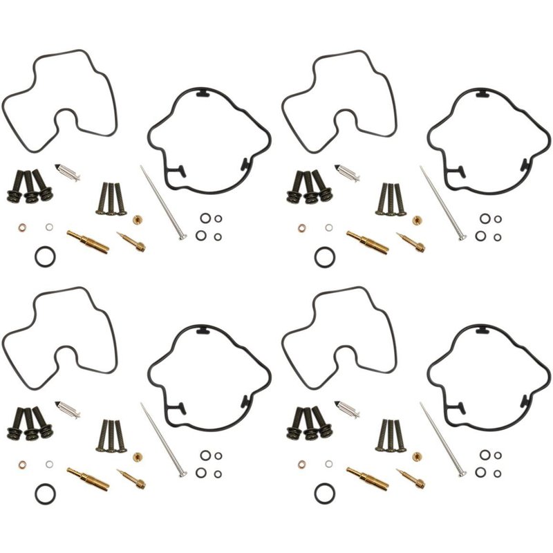 26-1689 - Parts Unlimited Carburettor Repair Kit For Honda CBR 1100 XX 1997-1998 - Black/Gold/Silver