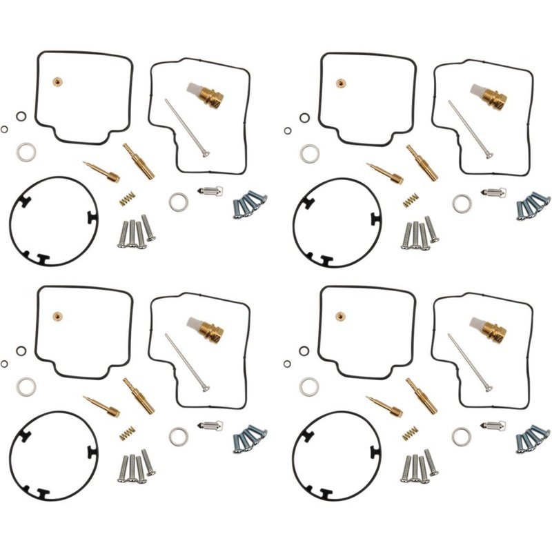 26-1750 - Parts Unlimited Carburettor Repair Kit For Honda VFR 750 F 1990-1993 - Black/Gold/Silver