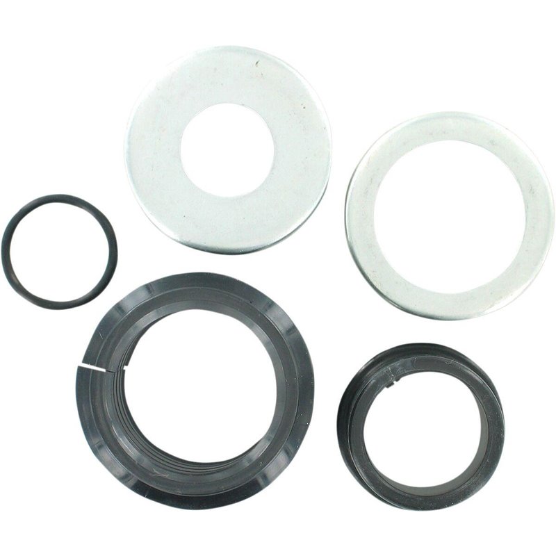PWSSK-S11-450 - Pivot Works Steering Stem Bearing Kit For Suzuki LT-R 450 2X4 2006-2009 - Black/Chrome