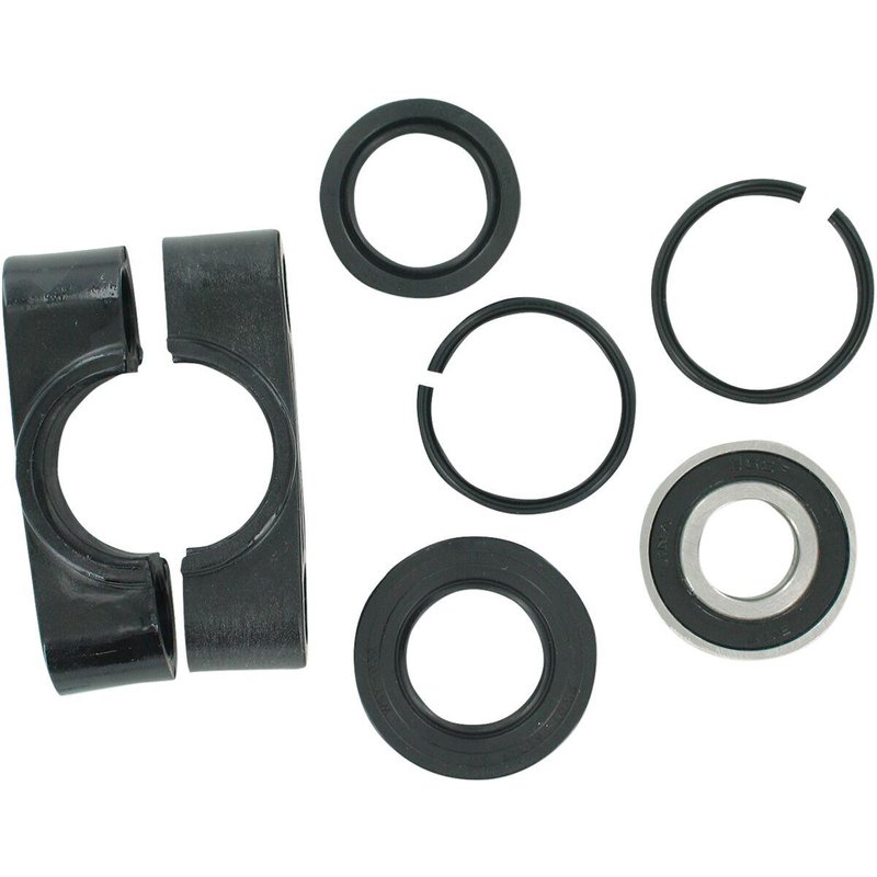 PWSSK-Y06-450 - Pivot Works Steering Stem Bearing Kit For Yamaha YFB 250 2X4 1995 - Black/Chrome