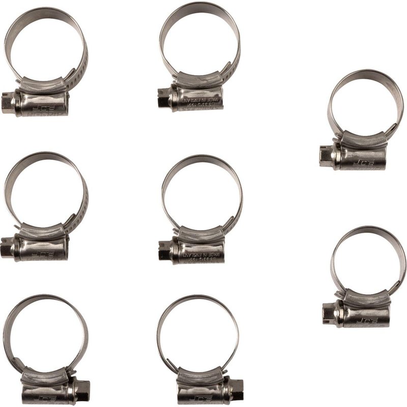 CK HON-126 - Samco Radiator Hose Clamp Kit For Honda CRF250R 2022-2023 - Silver