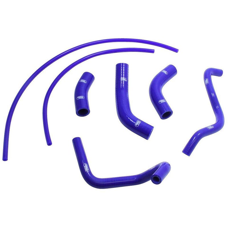 YAM-94-BL - Samco Radiator Hose Kit For Yamaha XTZ 690 2019-2022 - Blue