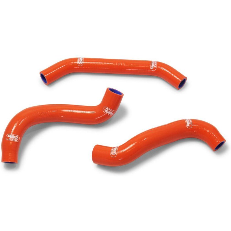 KTM-129-OR - Samco Radiator Hose Kit For Gas Gas EC250F 2024-2025 - Orange