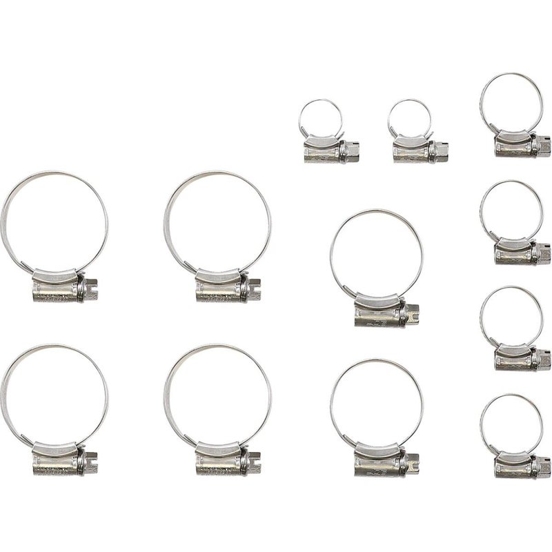 CK YAM-95 - Samco Radiator Clamp Kit For Yamaha MT-09 2021-2023 - Silver