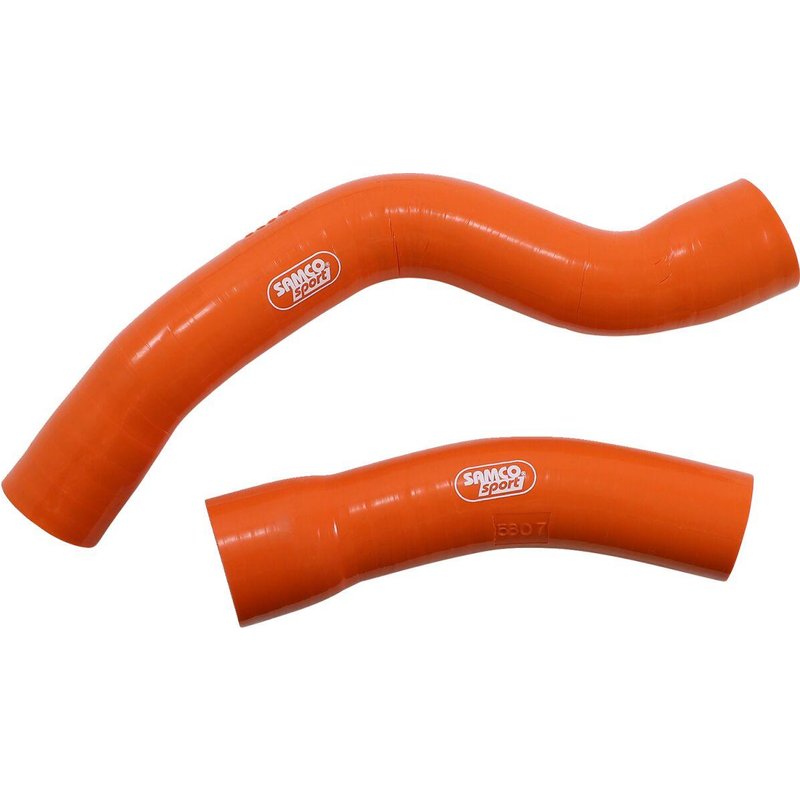 KTM-102-OR - Samco Radiator Hose Kit For KTM Duke 790 2018-2024 - Orange