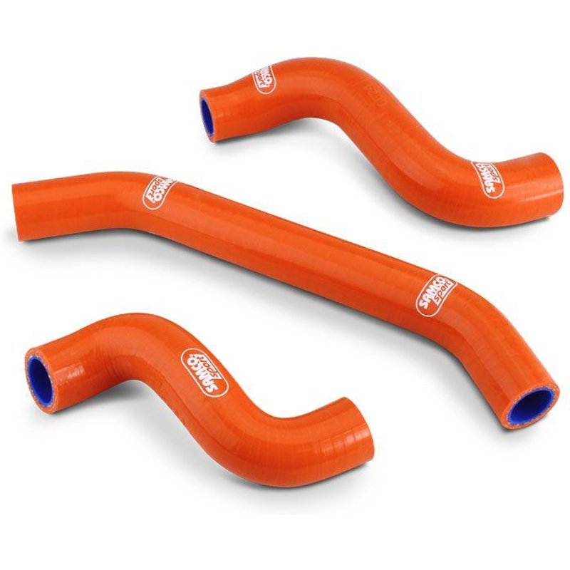 KTM-130-OR - Samco Radiator Hose Kit For Gas Gas EC450F 2024-2025 - Orange