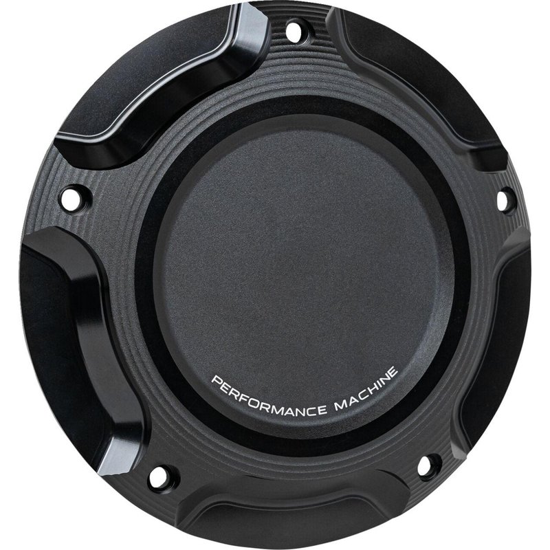 0177-2085-SMB - Performance Machine Race Series Derby Cover For Harley Davidson FLDE 1750 2019-2020 - Black Ops