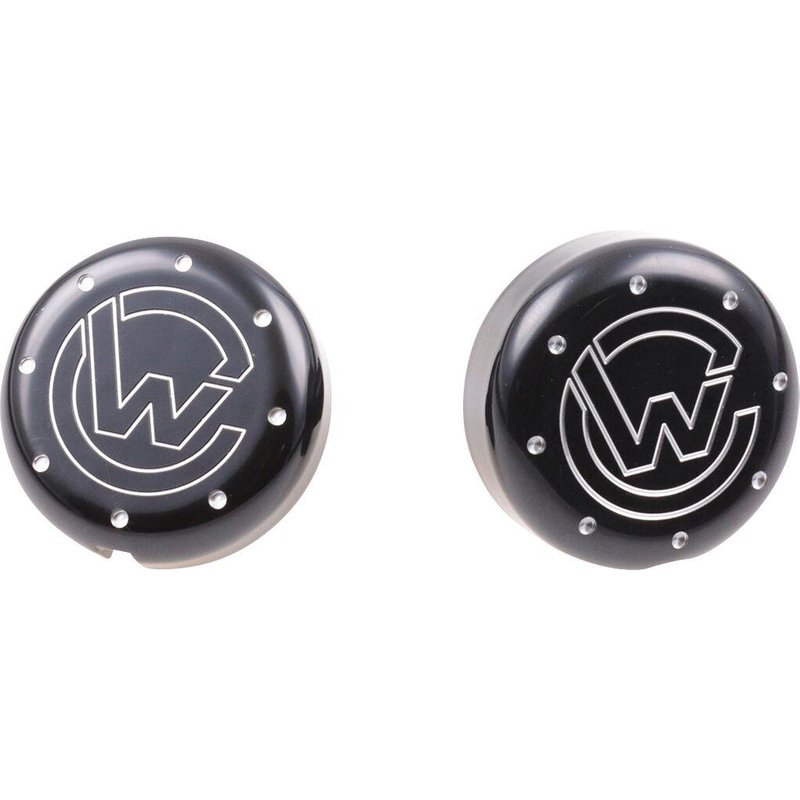 HD-BRO036 - Cult Werk Axle Covers For Harley Davidson FLDE 1750 2018-2020 - Black