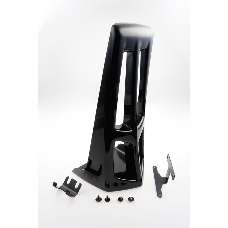 HD-BRO068 - Cult Werk Spoiler Custom For Harley Davidson FLDE 1750 2018-2020 Front - Black