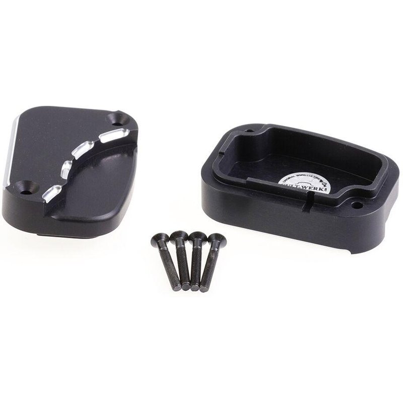 HD-ROD081 - Cult Werk Racing Brake & Clutch Cylinder Covers For Harley Davidson VRSCA 1130 2002-2006 - Black