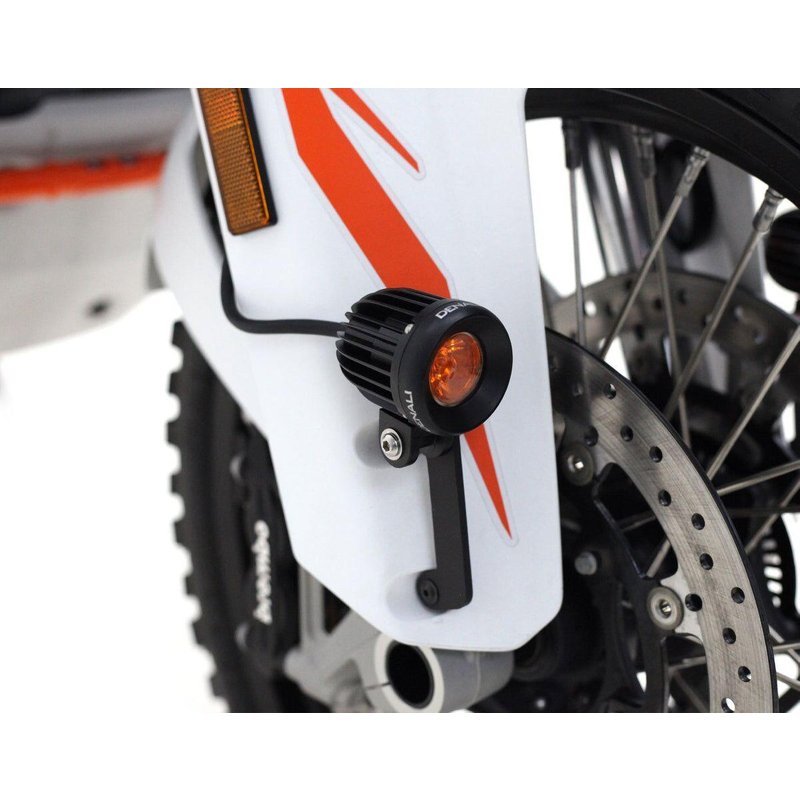 LAH.04.10700 - Denali Driving Light Mount For KTM Super Adventure 1290 R 2021-2024 Black