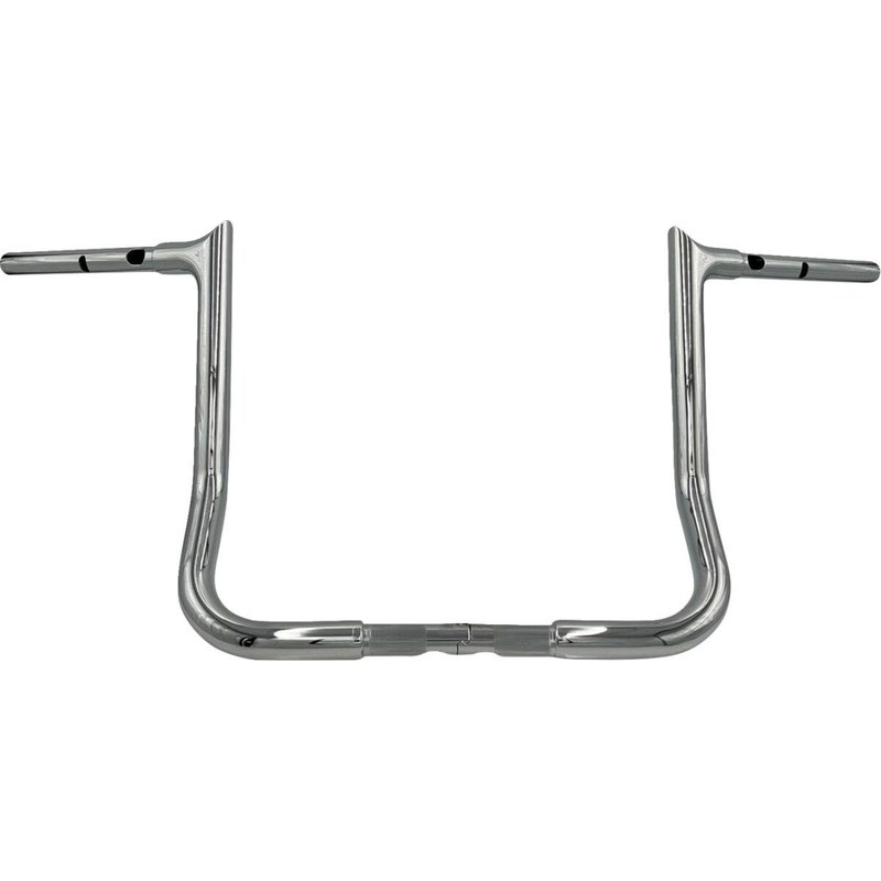 945014 - Fat Baggers Inc. 1-1/4" EZ Install Pointed Top Handlebar For Harley Davidson FLHX 1923 2024-2025 35.5 cm (14") - Chrome