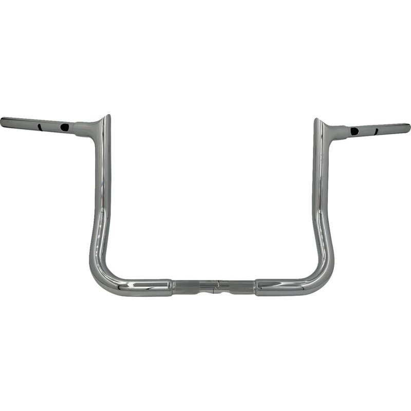 945012 - Fat Baggers Inc. 1-1/4" EZ Install Pointed Top Handlebar For Harley Davidson FLHX 1923 2024-2025 30.5 cm (12") - Chrome