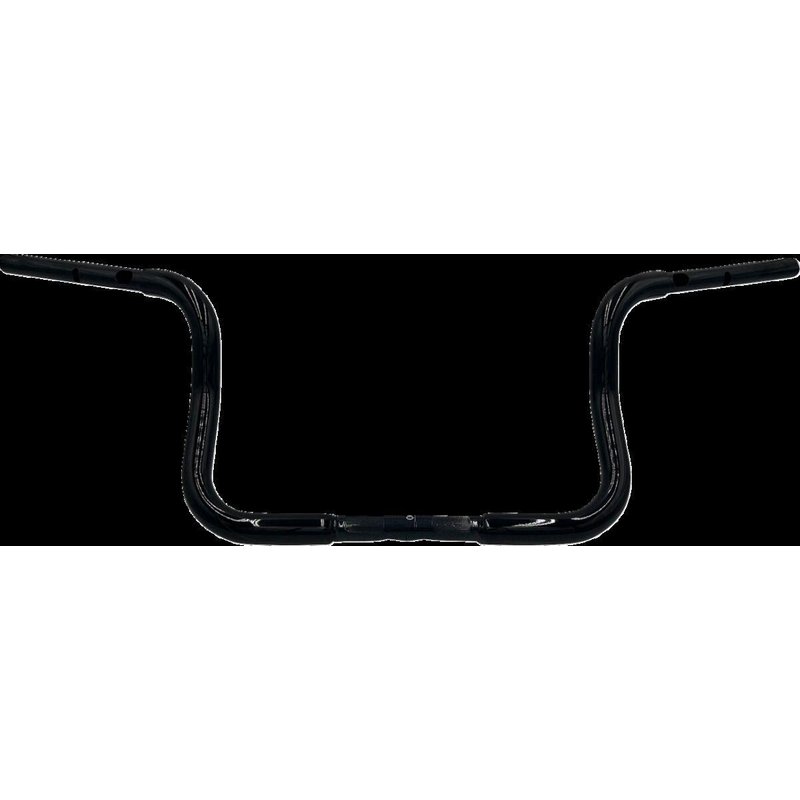 943010-B - Fat Baggers Inc. 1-1/4" EZ Install Round Top Handlebar For Harley Davidson FLHX 1923 2024-2025 25.5 cm (10") - Black