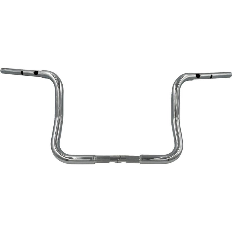943012 - Fat Baggers Inc. 1-1/4" EZ Install Round Top Handlebar For Harley Davidson FLHX 1923 2024-2025 30.5 cm (12") - Chrome
