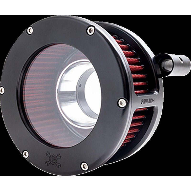 5444 - Feuling Parts BA Air Cleaner Kit For Harley Davidson FLD 1690 2012-2013 - Black/Clear/Red